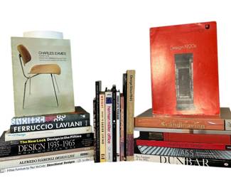Collection of Modern Design Coffee Table Books
