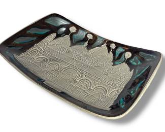 1960's ALESSIO TASCA (Italian 1929-2020) Ceramic Tray
