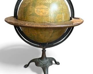 PHILIPS 12" Terrestrial Globe, Early 20th C.
