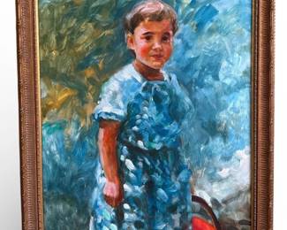 ROSEMARIE ADCOCK OEHLER Painting of a Girl
