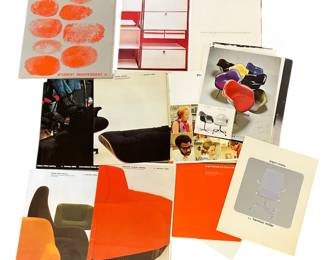 Collection Vintage HERMAN MILLER, KNOLL Catalogs and Reference Guides
