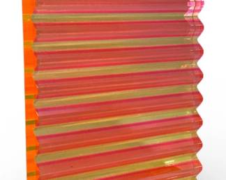 Lucite Sculpture, ROZ STROLL 1976
