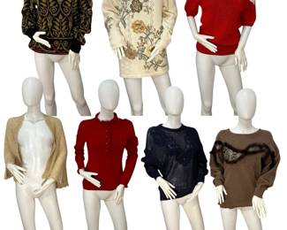 Collection Vintage Cashmere, Lambswool Sweaters, ESCADA, DONNA KAREN
