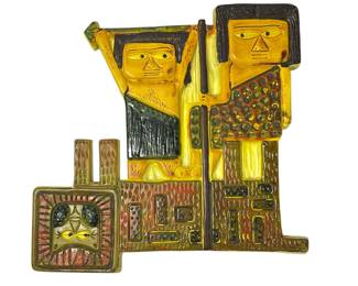 MARCELLO FANTONI (Italian 1915-2011) Ceramic Wall Plaque
