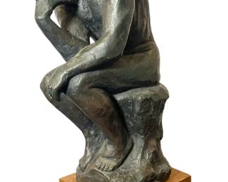 After AUGUSTE RODIN "The Thinker" Sculpture
