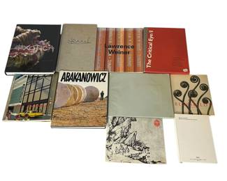 Collection Of Modern Art Catalog Books
