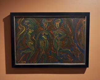 Abstract Nude Women Painting
