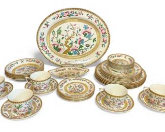 A Collection of "Indian Tree" Dinnerware
