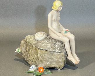 Attr. JACK EARL (American, 1934-2023) Porcelain Ceramic Nude Sculpture
