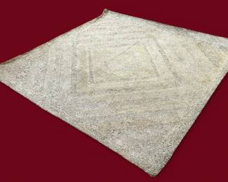 V'SOSKE Metallic Parquetry Design Area Rug
