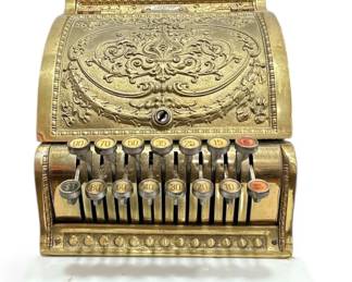 NATIONAL Brass Cash Register 313
