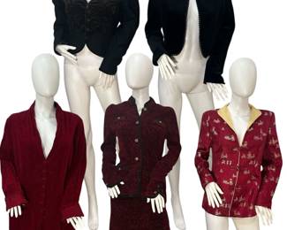 Collection Vintage Cotton Jackets, EILEEN FISHER, ADOLFO, SASSON
