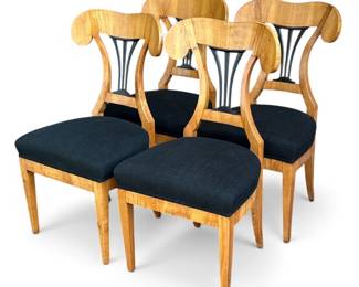 Set of Four BIEDERMEIER Dining Chairs
