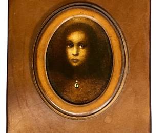 VLASTIMIL ZABRANSKY (Czech, 1936-2021) Portrait Painting of a Girl
