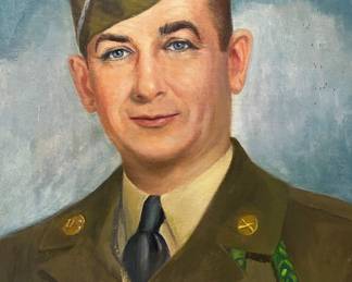 1940's portrait of WW2 Soldier
