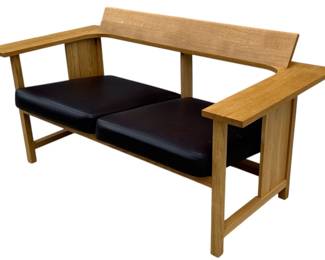 KONSTANTIN GRCIC "MC-10 Clerici" Two Seater Bench, MATTIAZZI
