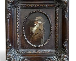 Mid Century Fisherman Portrait Print
