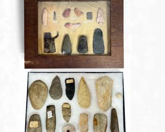 Large Collection of Indigenous and Native American Stone Tools
