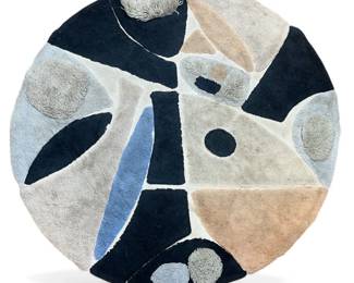 Modernist Geometric Multi- Color Area Rug
