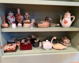 Fine China and handmade wood decor