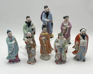35 EightImmortalsChineseMythologyCeramicFigures