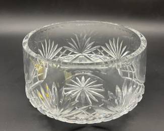 46 Rogaska8RichmondPatternLeadCrystalConcaveBowl
