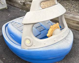 Child’s Tugboat Sandbox