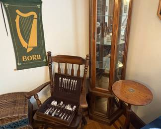 LIGHTED CURIO CABINET