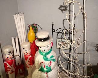 Vintage Christmas Blow Molds