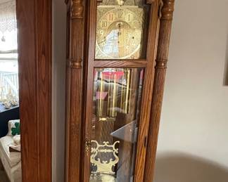 SLIGH GRANDFATHER CLOCK