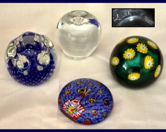 Pretty Glass Paperweights