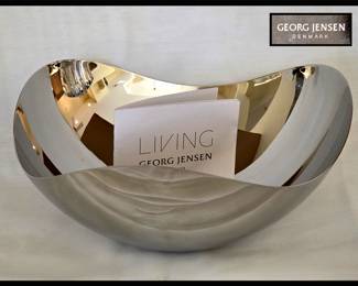 Mid Century Modern Style Georg Jensen Bowl from the Living Collection 