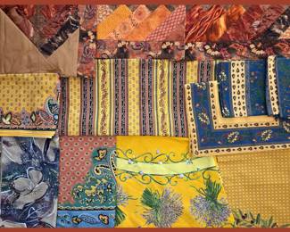 Small Sample of the Colorful Linens Available