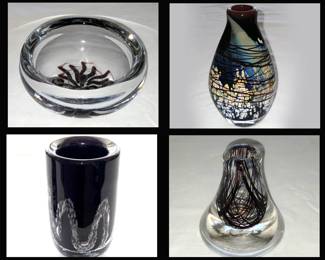 Very Pretty Glass Pieces; Most Signed 
