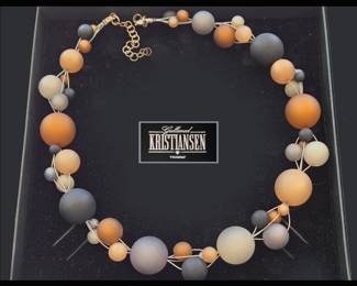 Cool Necklace in Original Box; Gullsmed Kristiansen Jewelry Store in Tromsø Norway