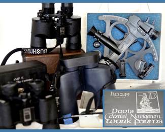 Sextant and Binoculars
