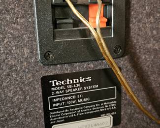 Technics model sb l36 speaker set