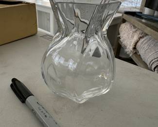 Baccarat crystal vase