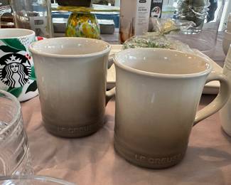 Le Creuset coffee mugs