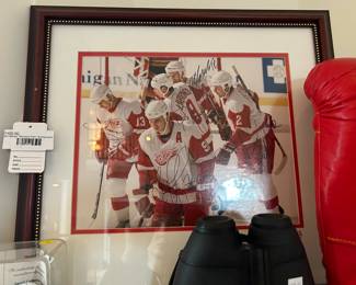 Red Wings "Russian Five" Autographed Framed Photo