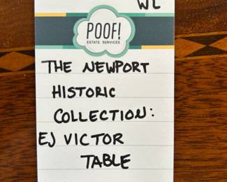 The Newport Historic Collection EJ Victor Table 