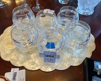 Ralph Lauren Glen Plaid Glass (6pc) Set 