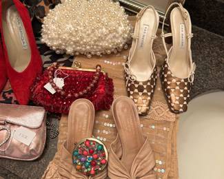 Women's Shoes, Beaded Bags 