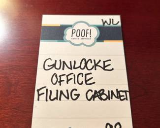 Gunlocke Office Filing Cabinet 
