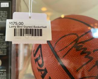 Larry Bird Signed Basketball