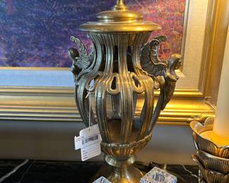 (B) Neoclassical-Style Ornamental Urn 