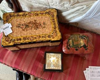 Castilian Imports Ornate Hinge Box 