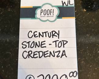 Century Stone Top Credenza 