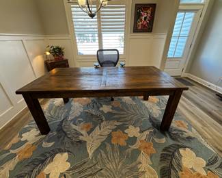Large solid wood table (no chairs) 