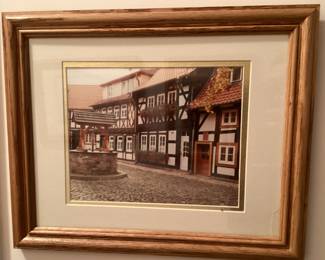 Framed Picture of German Town of Wernigerode
